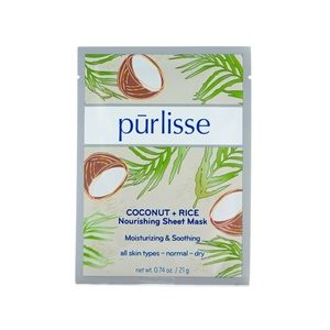 Purlisse COCONUT + RICE NOURISHING SHEET MASK